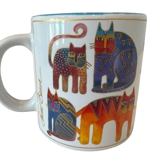 Laurel Burch 2004 Animal Print Cats Cup - Picture 1 of 11